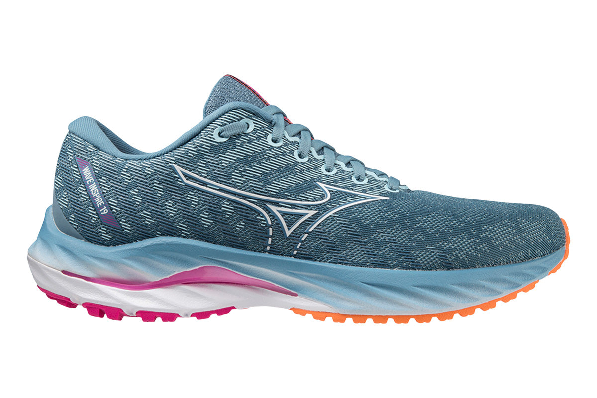 Mizuno Wave Inspire 19 SSW D Black/Stormy Weather/Ombre Blue Womens